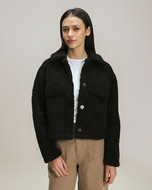 Chamarra Textura Borrega